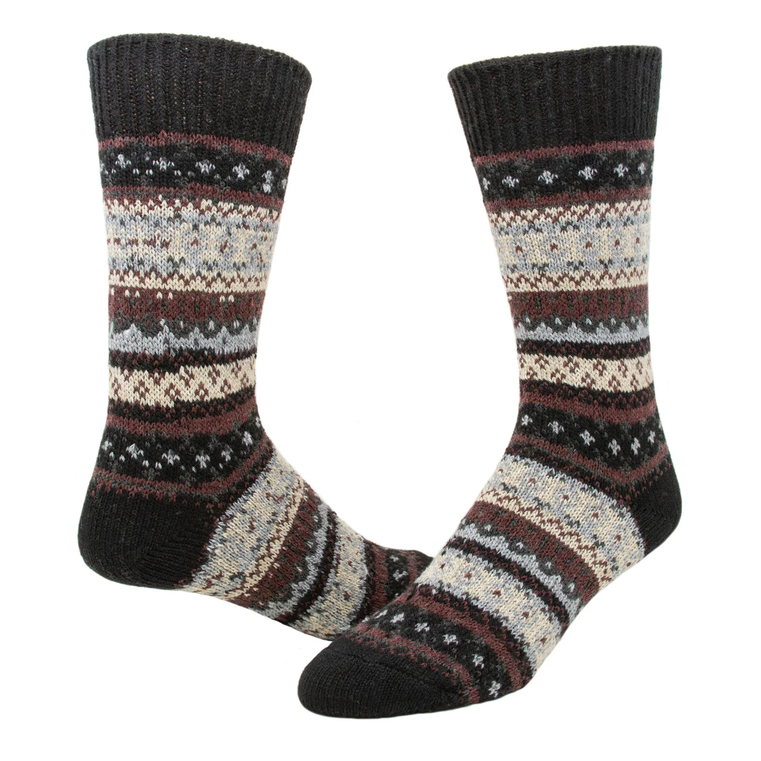 Fairisle Lightweight Crew Sock